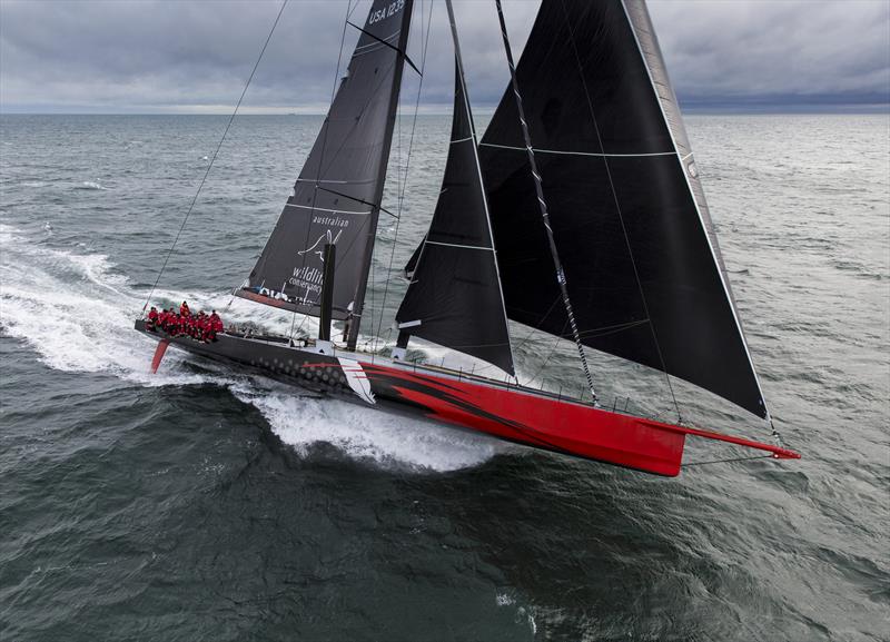 Comanche - uses KZ Furlers to control the setting of a multiplicity of headsail options without requiring a bowman to go forward in quite challenging conditions photo copyright Onne van der Wal taken at Cruising Yacht Club of Australia and featuring the IRC class