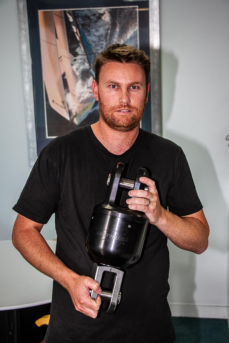 James Gordon holds a headswivel with a safe working load greater than an empty Boeing 737-400 photo copyright Sail-World taken at  and featuring the IRC class