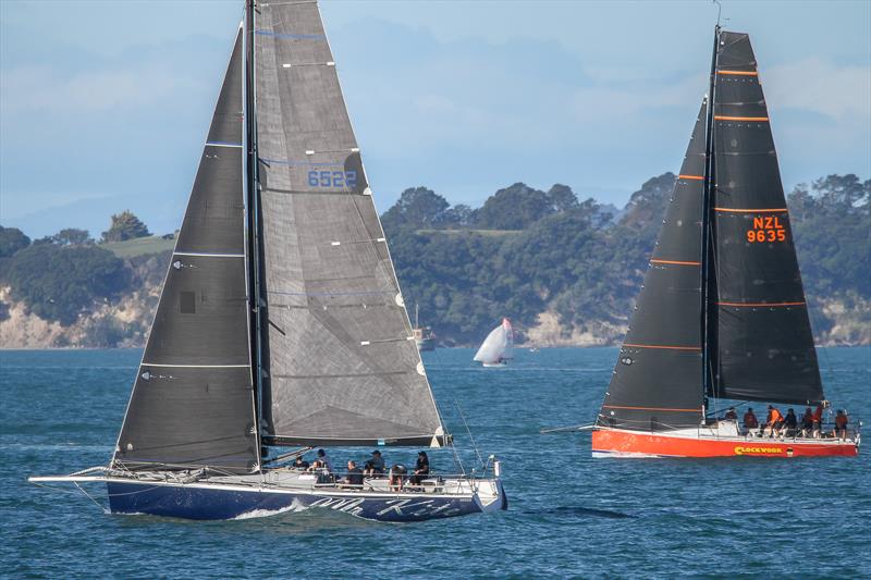 Mr Kite with Clockwork to windward - RNZYS Club Marine Insurance Winter Series - May 16, 2020 - photo © Richard Gladwell / Sail-World.com