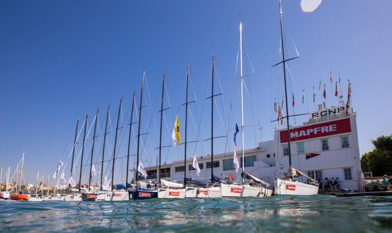 Fleet docked in the RCNP photo copyright Nico Martínez / Copa del Rey MAPFRE taken at Real Club Náutico de Palma and featuring the IRC class