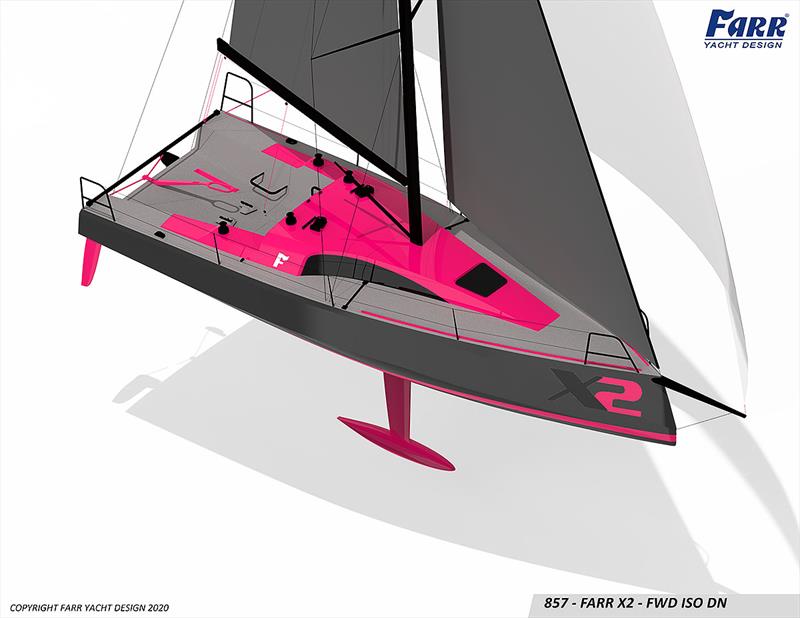 The X2 by Farr looks ever more the racer she was always going to be! Project number 857 by Farr Yacht Design BTW photo copyright Farr Yacht Design taken at  and featuring the IRC class