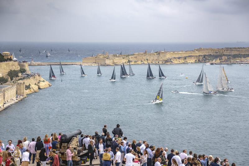 Rolex Middle Sea Race fleet photo copyright Rolex / Kurt Arrigo taken at Royal Malta Yacht Club and featuring the IRC class