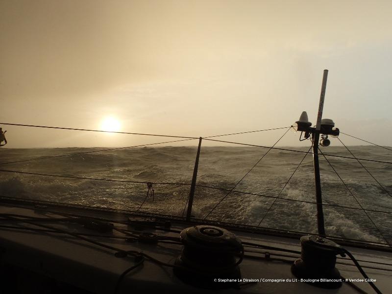 Photo sent from the boat Compagnie du lit Boulogne Billancourt on December 15th, 2016 photo copyright Stephane le Diraison taken at  and featuring the IRC class