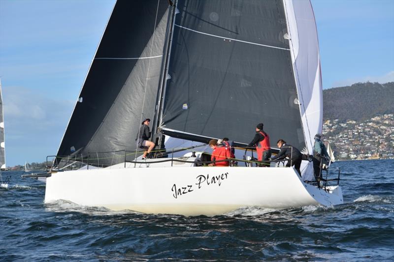 Jazz Player, a Bakewell-White 39e, won Division 1 photo copyright Colleen Darcy taken at Derwent Sailing Squadron and featuring the IRC class