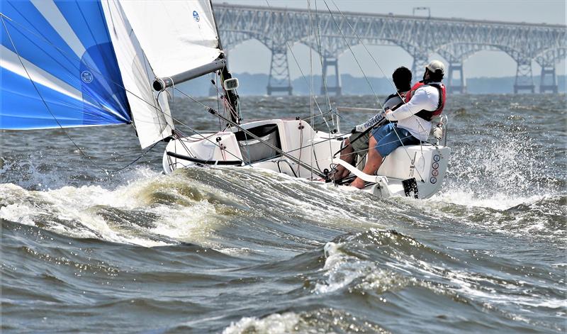 Racecourse action at the Annapolis Yacht Club's inagural (2020) Two Bridge Fiasco photo copyright Will Keyworth taken at Annapolis Yacht Club and featuring the IRC class