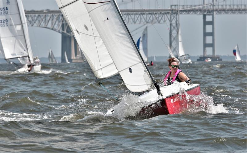 Racecourse action at the Annapolis Yacht Club's inagural (2020) Two Bridge Fiasco photo copyright Will Keyworth taken at Annapolis Yacht Club and featuring the IRC class