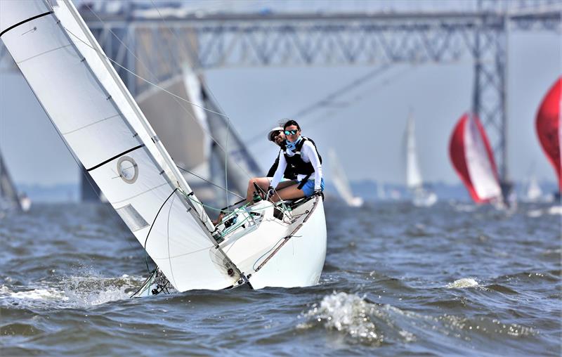 Racecourse action at the Annapolis Yacht Club's inagural (2020) Two Bridge Fiasco - photo © Image courtesy of Will Keyworth