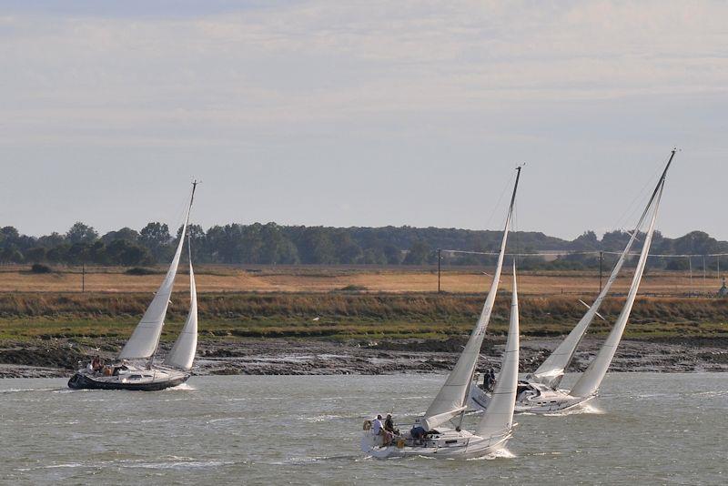 Burnham SC welcome back Wednesdays - Class 1 start photo copyright Alan Hanna taken at Burnham Sailing Club and featuring the IRC class