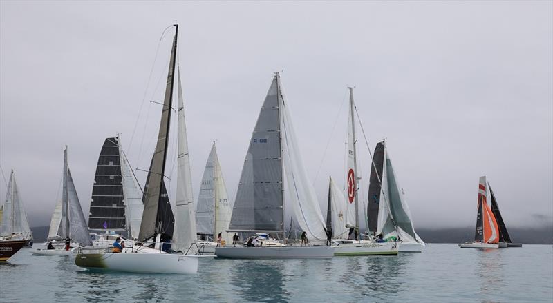 A dull and wet day on the race course - Airlie Beach Race Week photo copyright Shirley Wodson taken at Whitsunday Sailing Club and featuring the IRC class