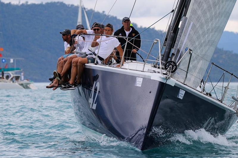 Black Diamond in form yesterday - Airlie Beach Race Week photo copyright Shirley Wodson taken at Whitsunday Sailing Club and featuring the IRC class