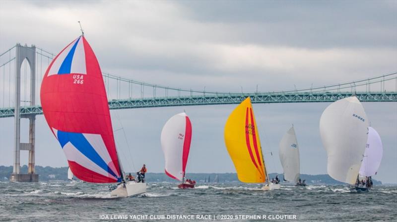 Action on the water at the 2020 Ida Lewis Distance Race. - photo © Stephen R. Cloutier