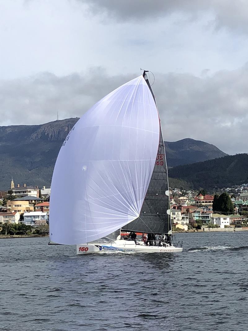 Crusader - Hobart Combined Clubs Winter Series photo copyright Richard Bevan taken at Bellerive Yacht Club and featuring the IRC class