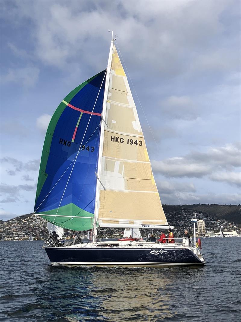 Zephyr - Hobart Combined Clubs Winter Series photo copyright Richard Bevan taken at Bellerive Yacht Club and featuring the IRC class