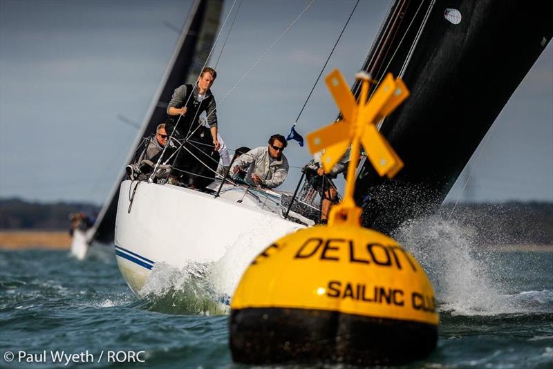 Michael O'Donnell's J/121 Darkwood currently leading IRC Two on countback (subject to a protest) - RORC IRC National Championships - photo © Paul Wyeth / pwpictures.com