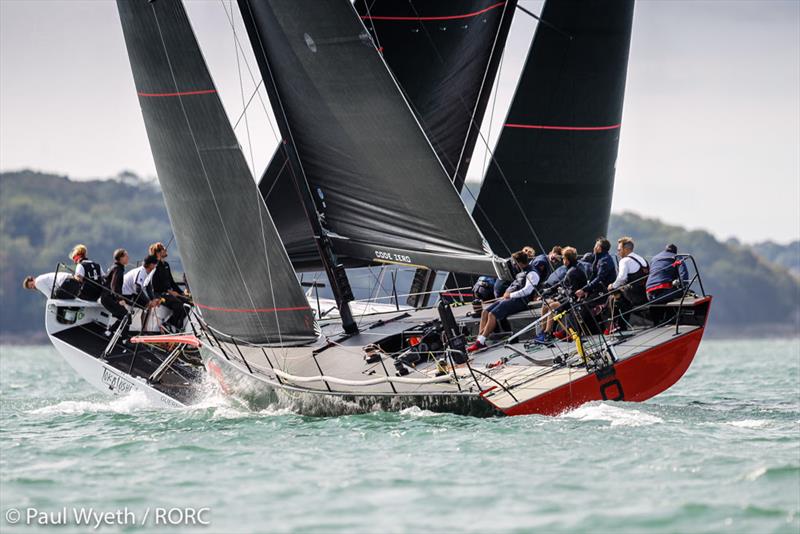 Christian Hamilton and Guy Gillon FAST 40  Khumbu is one of the boats fighting for the podium behind Ran in IRC One - RORC IRC National Championships photo copyright Paul Wyeth / pwpictures.com taken at Royal Ocean Racing Club and featuring the IRC class