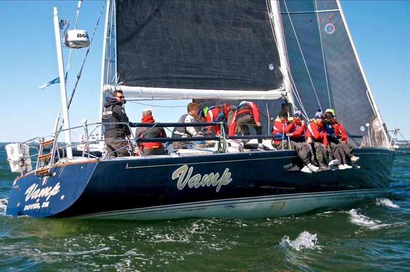 USMMA's J/44 Vamp - Long Island Sound Championships photo copyright 2020, courtesy of Storm Trysail Club & Rick Bannerot, ontheflyphoto.net taken at Storm Trysail Club and featuring the IRC class