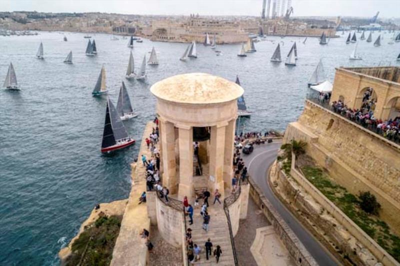 Rolex Middle Sea Race 2018 start © Rolex / Kurt Arrigo