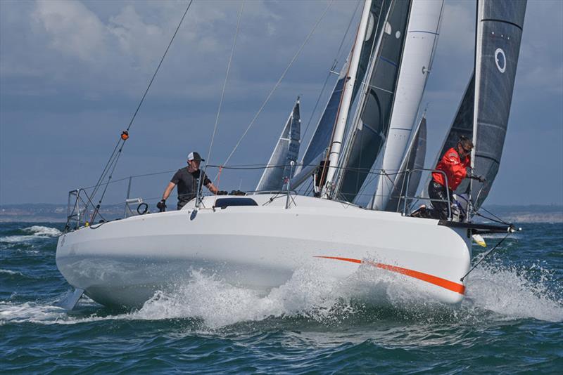 James Harayda & Dee Caffari racing Sun Fast 3300 Gentoo photo copyright Rick Tomlinson taken at Royal Ocean Racing Club and featuring the IRC class