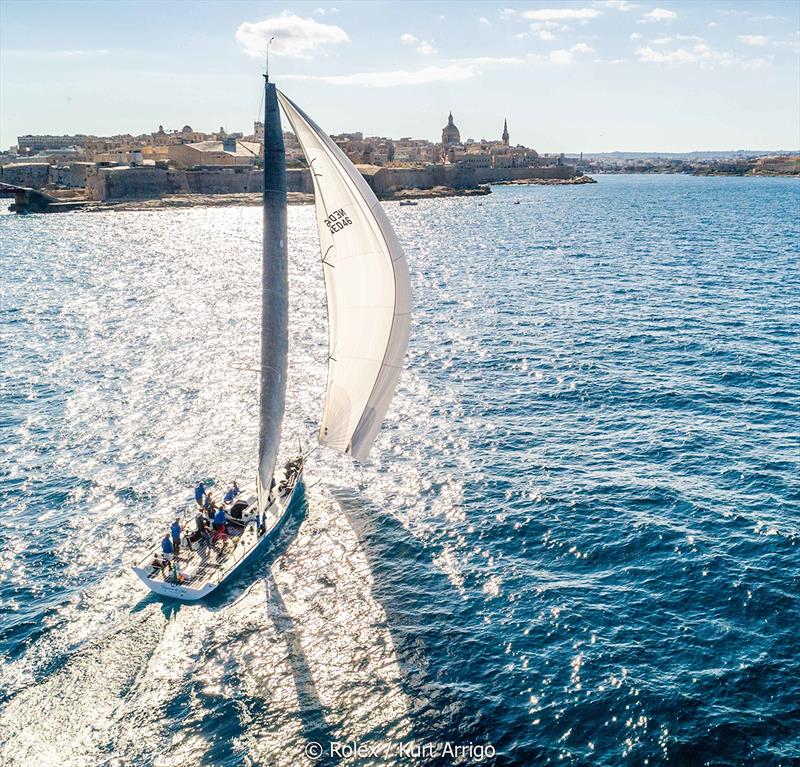 Rolex Middle Sea Race - Tonnerre de Glen, Sail No: NED46, Model: Ker46 - photo © Rolex / Carlo Borlenghi