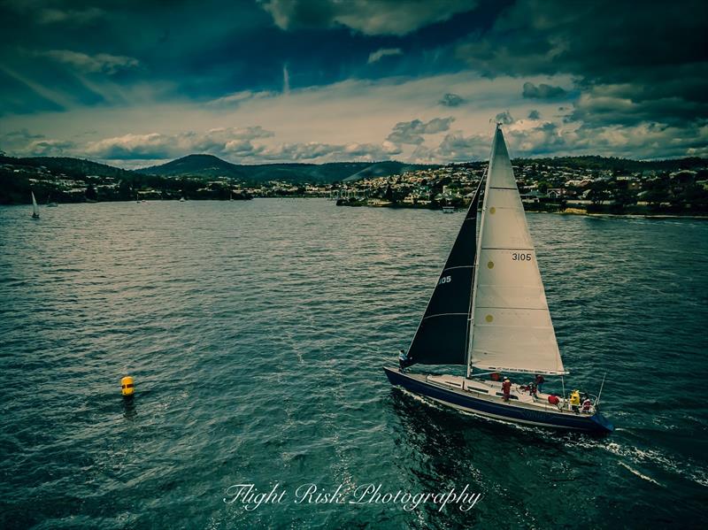 Dr Who skippered by Roger Jackman - Hobart Combined Clubs Summer Pennant Series photo copyright Cllint Taylor taken at Derwent Sailing Squadron and featuring the IRC class