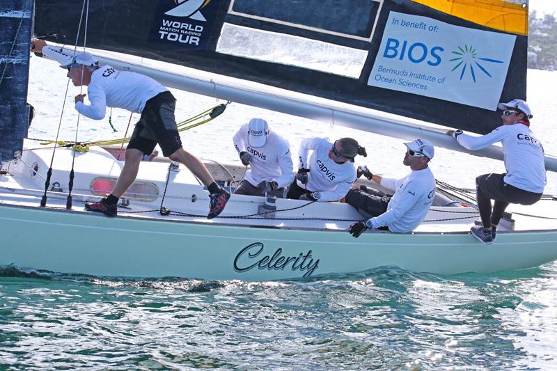 Frenchwoman Pauline Courtois, seen in action last year, is one of two women skippers in the 70th Bermuda Gold Cup and 2020 Open Match Racing World Championship photo copyright Charles Anderson taken at Royal Bermuda Yacht Club and featuring the IRC class