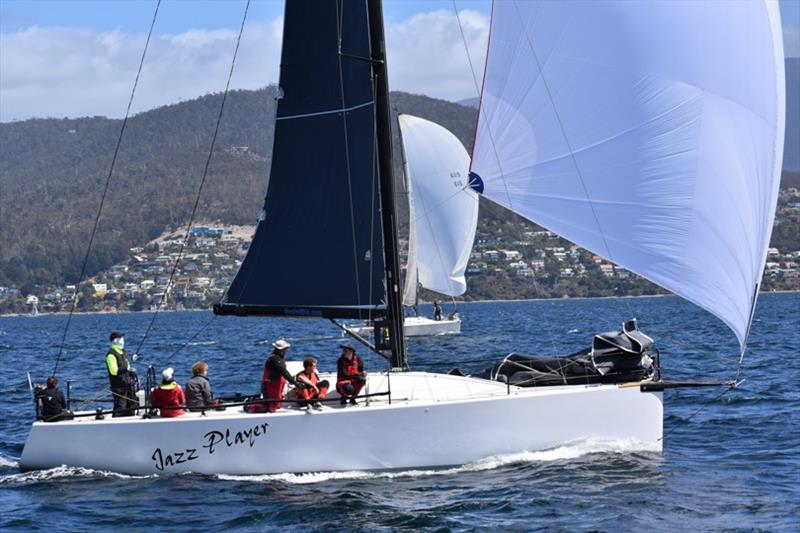 Jazz Player (John Dryden) - TasPorts Launceston to Hobart Yacht Race 2019 photo copyright Jane Austin taken at Derwent Sailing Squadron and featuring the IRC class