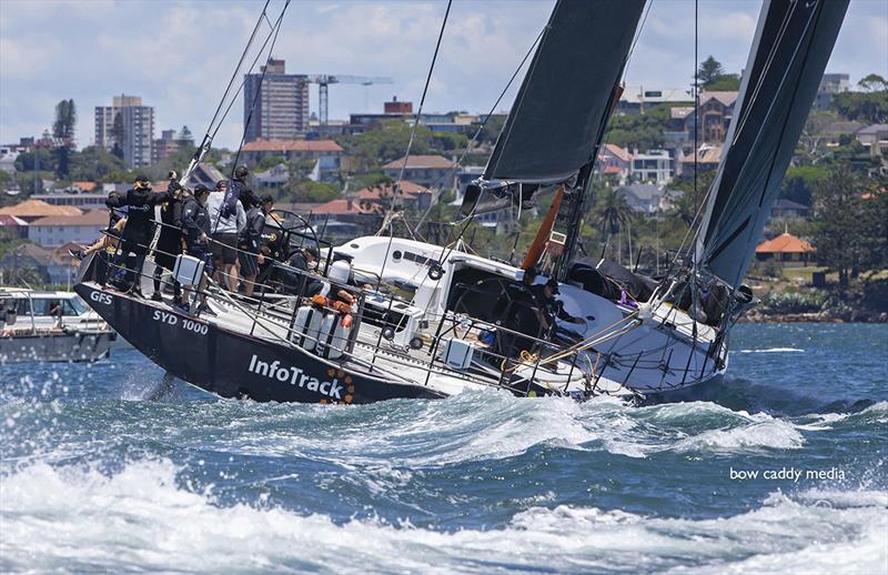 The big girl - InfoTrack - SOLAS Big Boat Challenge photo copyright Crosbie Lorimer taken at Cruising Yacht Club of Australia and featuring the IRC class