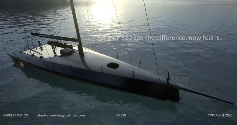 The new CF 520 - first one finished April 2021 photo copyright Carkeek Design taken at  and featuring the IRC class