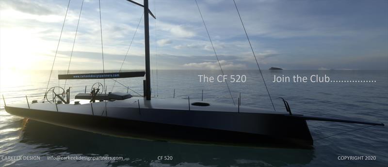 The new CF 520 - first one finished April 2021 photo copyright Carkeek Design taken at  and featuring the IRC class