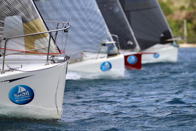 SPS mixed fleet photo copyright Mark Rothfield taken at Newcastle Cruising Yacht Club and featuring the IRC class