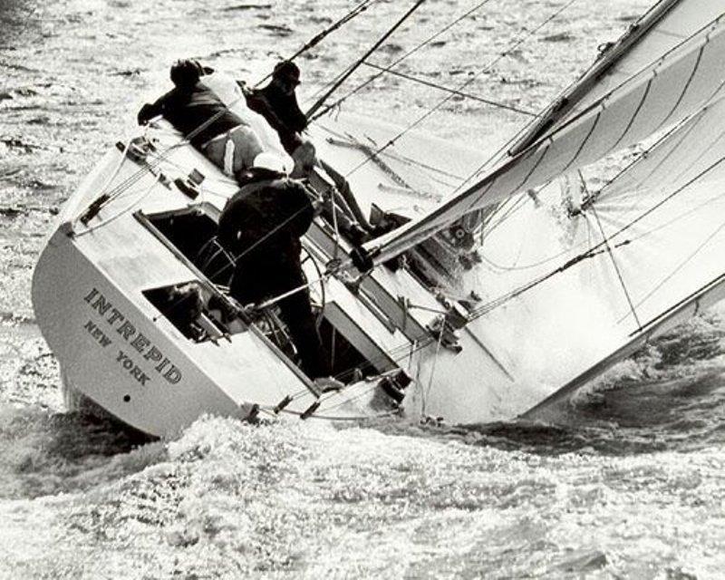 American 12-meter Intrepid photo copyright Southern Woodenboat Sailing taken at  and featuring the IRC class