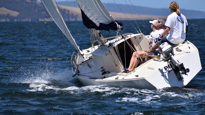 Piya skippered by Mike Faure and Kate Legge - Combined Clubs Two Handed Long Race Series - photo © Jane Austin