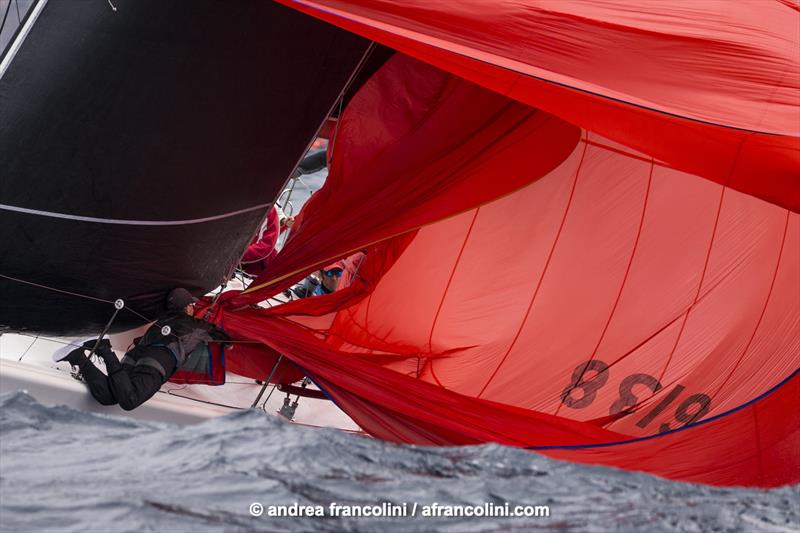 It was a Conspiracy by the afterguard to put silicon spray all over the foredeck photo copyright Andrea Francolini taken at Middle Harbour Yacht Club and featuring the IRC class