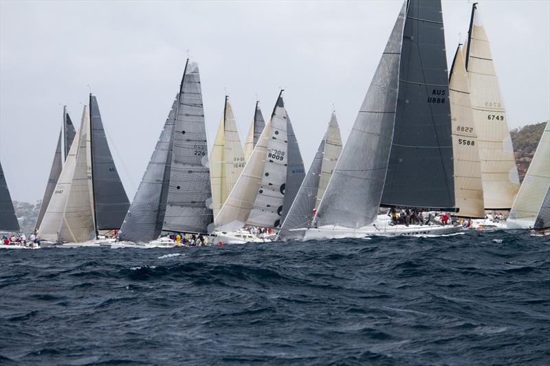 Start of a previous Pittwater to Coffs Harbour Race photo copyright Brendan Rourke taken at Royal Prince Alfred Yacht Club and featuring the IRC class