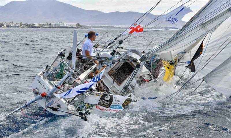 Tapio Lehtinen raced his 36ft SS `ASTERIA` in 2018 Golden Globe Race to fifth place photo copyright Suijuan Zhou taken at  and featuring the IRC class