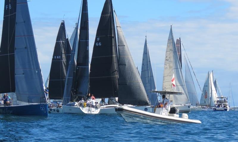 Fremantle to Exmouth Ocean Race start photo copyright Mark Loader taken at Fremantle Sailing Club and featuring the IRC class