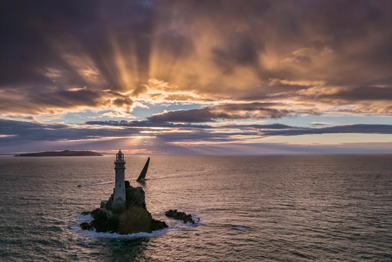 An emblematic shot by Carlo Borlenghi who will once again be at the Fastnet Rock to capture boats in the 49th Rolex Fastnet Rock - photo © Rolex / Carlo Borlenghi 