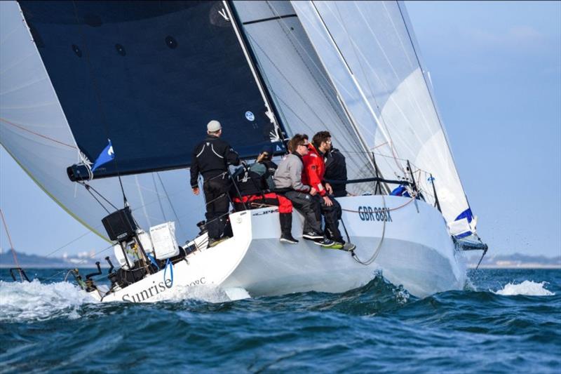 Tom Kneen's JPK 1180 Sunrise scored the best corrected time under IRC to win the Morgan Cup - photo © Rick Tomlinson / RORC