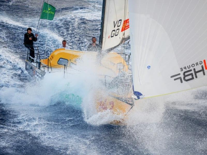 The HBF Reforest' Action crew concentrate on commencing the challenging long leg from the Giraglia rock to the race finish off Genoa - photo © Carlo Borlenghi