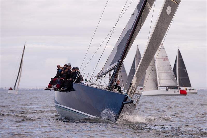 Great fleet racing onboard Carerra S - ORCV Winter Series - Race 1 photo copyright Dave Hewison taken at Ocean Racing Club of Victoria and featuring the IRC class