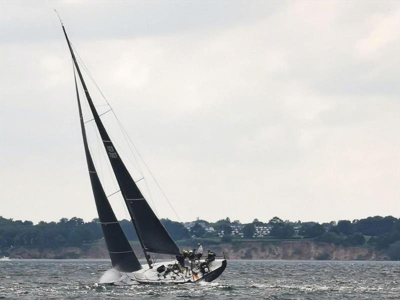 Hamburger Verein Seefahrt's carbon fibre grand prix racer, the Carkeek 47 Störtebeker will be skippered. by 25-year-old architecture student Katrina Westphal(top left) photo copyright Leassig / HVS taken at Royal Ocean Racing Club and featuring the IRC class