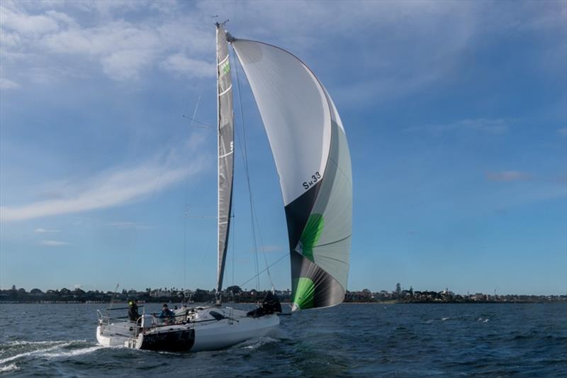 Ragnar on their ride to Blairgowrie - ORCV Winter Series Race 2 photo copyright MIchael Currie taken at Ocean Racing Club of Victoria and featuring the IRC class