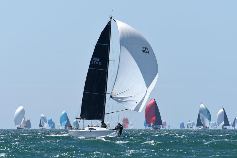 Richard Palmer's JPK 1010 Jangada, racing with Jeremy Waitt. - RORC Cowes Dinard St Malo Race photo copyright Rick Tomlinson / RORC taken at Royal Ocean Racing Club and featuring the IRC class