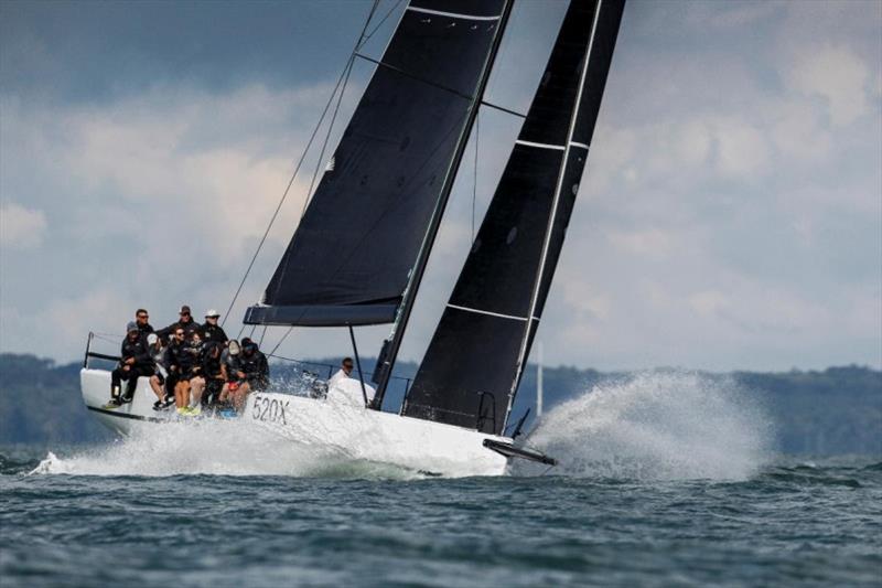 David Collins Botin-designed 52-footer Tala was third overall in IRC and top British finisher in the 2019 Rolex Fastnet Race photo copyright Paul Wyeth / pwpictures.com taken at Royal Ocean Racing Club and featuring the IRC class