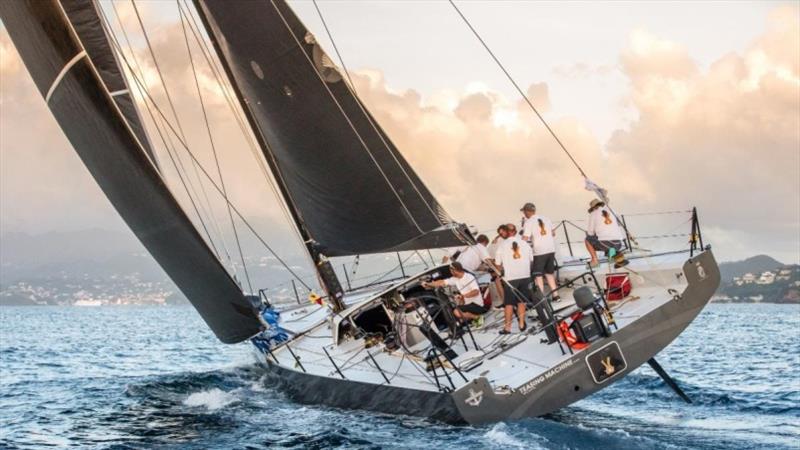 RORC Vice Commodore Eric de Turckheim's Teasing Machine, seen here finishing the RORC Transatlantic Race in Grenada - photo © Arthur Daniel / RORC