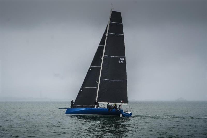 24th Fastnet Race for Richard Matthews competing in his new Oystercatcher XXXV (GBR), a Carkeek-designed 52-footer - photo © Paul Wyeth / Round the Island Race