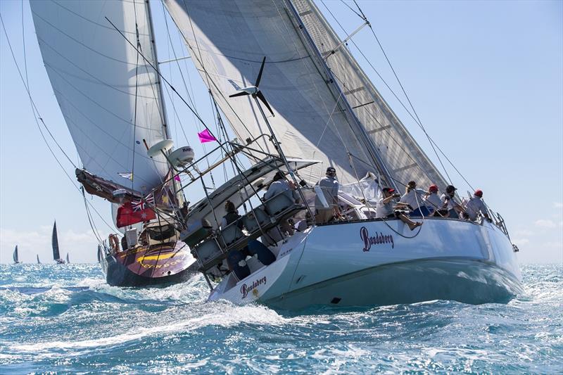 Bundaberg chasing the famous Condor at Airlie Beach Race Week photo copyright Andrea Francolini taken at Whitsunday Sailing Club and featuring the IRC class