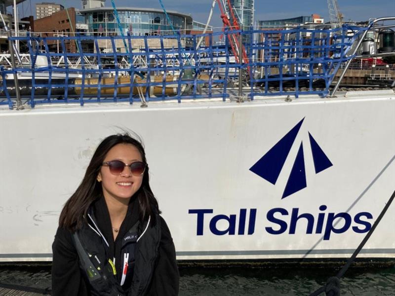 Zoë d'Ornano - The youngest crew member in the race is raising funds for the Tall Ships Youth Trust is sailing on Challenger 2 - photo © Lay Koon