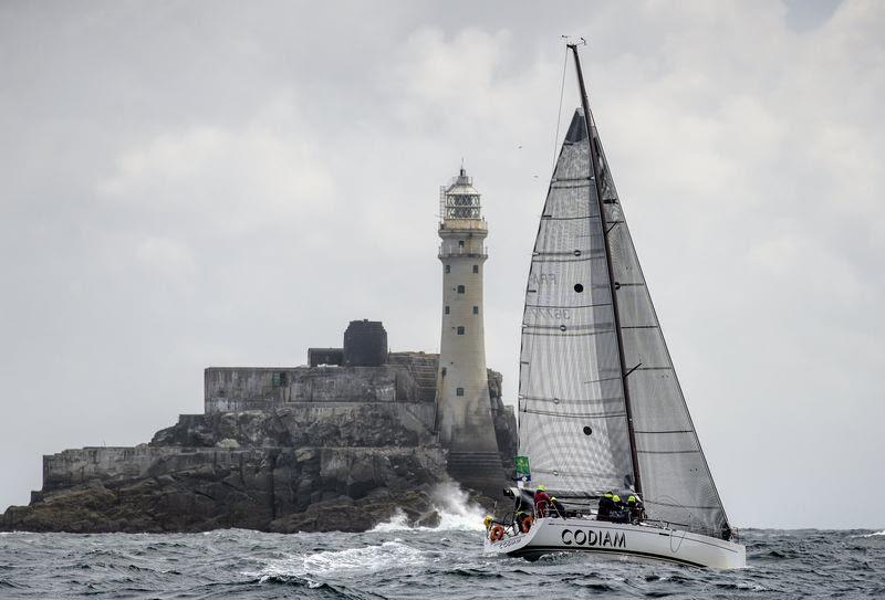 Seventh Rolex Fastnet Race for Nicolas Loday and Jean Claude Nicoleau - Grand Soleil 43 Codiam photo copyright Rolex / Kurt Arrigo taken at Royal Ocean Racing Club and featuring the IRC class