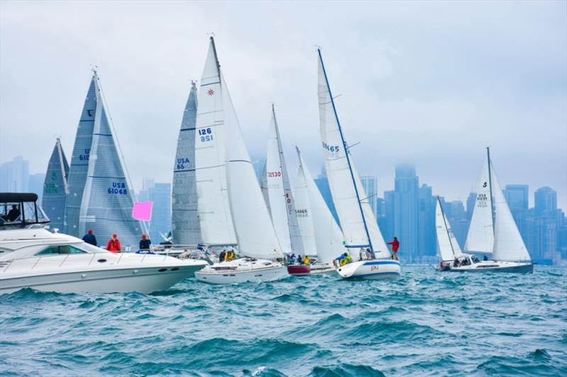 231 boats started the Chicago Yacht Club's 112th Race to Mackinac presented by Wintrust photo copyright Chicago Yacht Club taken at Chicago Yacht Club and featuring the IRC class